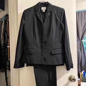 Black 3 Piece Suit Pants/Skirt/Blazer size 6 blazer, Size 4 skirt size 6 pant